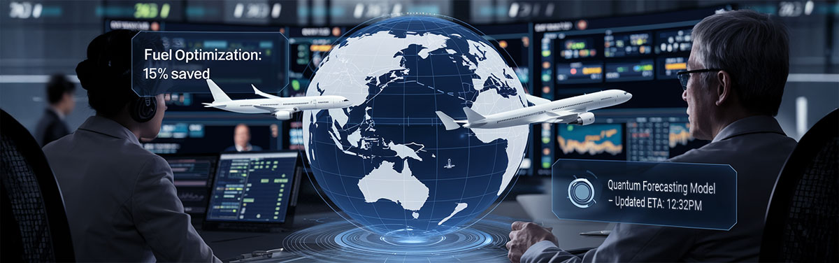 Logistics Optimisation for Quantum Computing