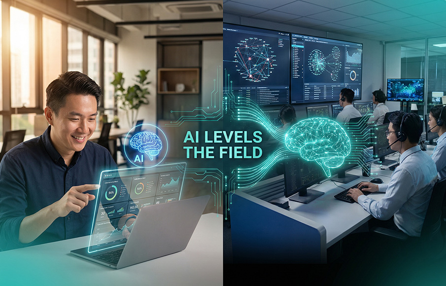 AI-powered cybersecurity leveling the playing field for SMEs - SPTel AI-Security for small and medium-sized enterprises
