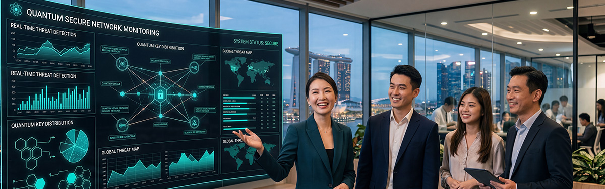 Secure enterprise infrastructure with SPTel quantum-safe network