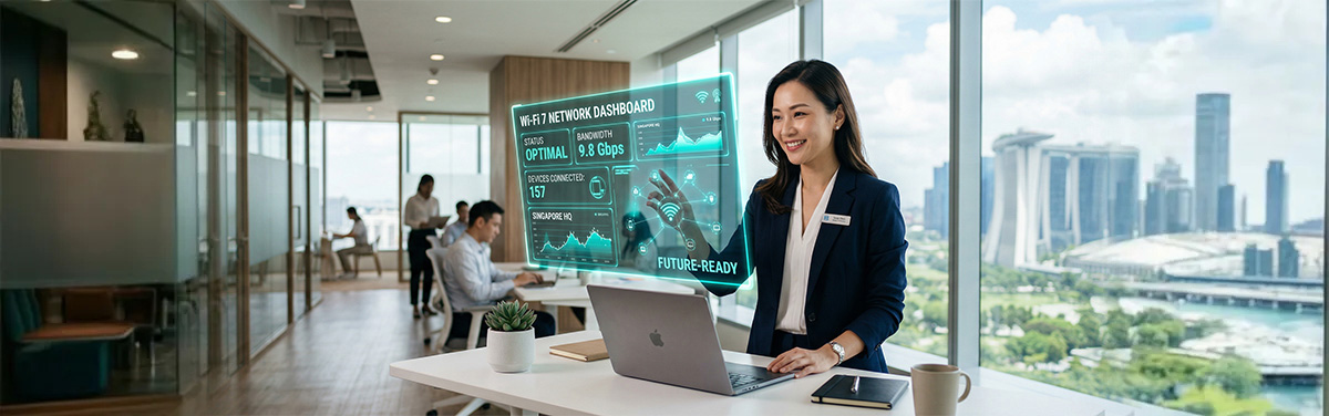 SPTel Wi-Fi 7 managed solution for future-proof Singapore business connectivity