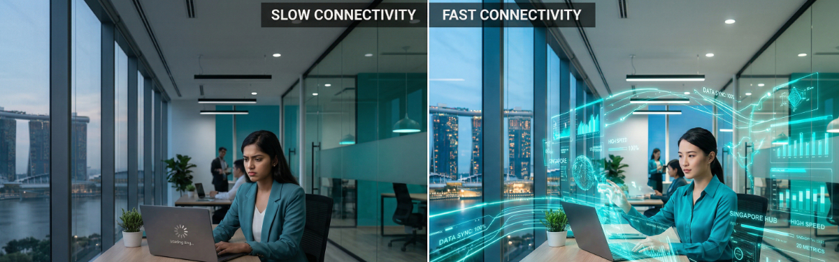 Wi-Fi 7 vs Wi-Fi 6 performance comparison for enterprise connectivity
