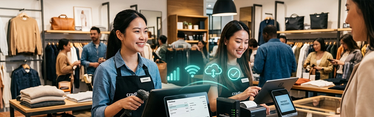 Singapore retail SME using mobile broadband backup for uninterrupted POS connectivity