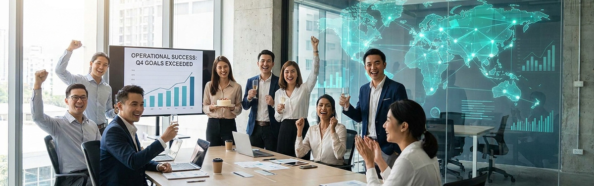 Singapore logistics team achieving competitive advantage through smart fleet management solutions