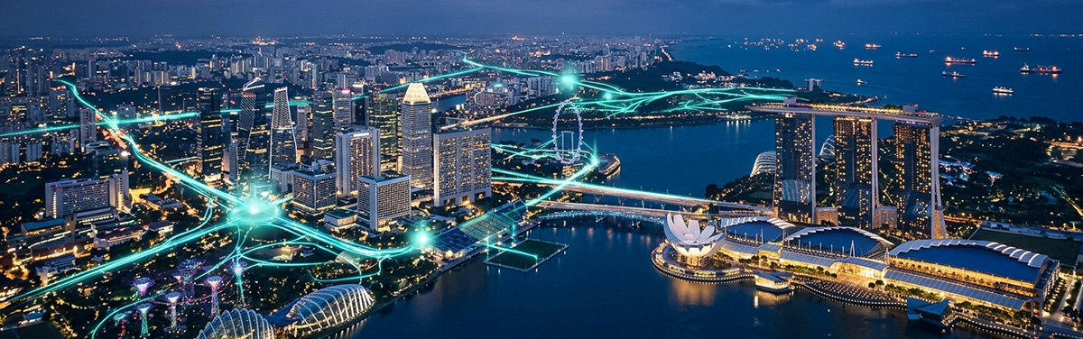 SPTel fibre network coverage across Singapore for business broadband