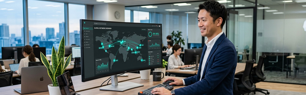 Centralised SD-WAN network management portal for multi-site businesses